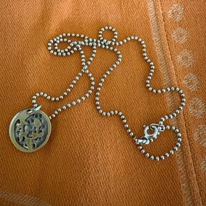 Be The Change Sterling Necklace